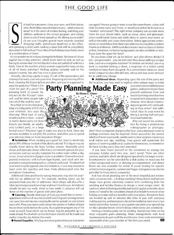 Women's Edition Magazine - November 1997 - Page 36